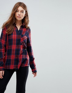 Рубашка в клетку Pull&amp;Bear - Красный Pull&Bear