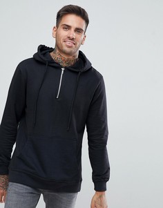 Худи черного цвета Pull&amp;Bear - Черный Pull&Bear