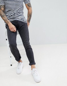 Черные джинсы узкого кроя Pull&amp;Bear - Черный Pull&Bear