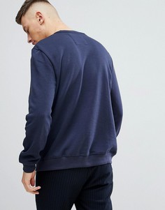 Темно-синий свитшот Pull&amp;Bear - Синий Pull&Bear