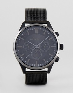 Черные матовые часы с дополнительными циферблатами ASOS DESIGN - Черный