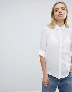 Классическая рубашка Pull&amp;Bear - Белый Pull&Bear