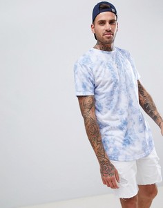 Футболка с мраморным принтом Urban Threads - Синий