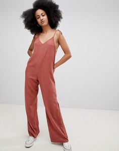 Комбинезон на бретелях Pull&amp;Bear - Красный Pull&Bear