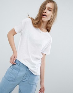 Белая футболка из органического хлопка Pull&amp;Bear - Белый Pull&Bear
