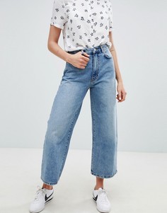 Синие джинсы широкого кроя Pull&amp;Bear - Синий Pull&Bear