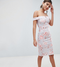Платье миди с цветочным принтом Missguided - Мульти