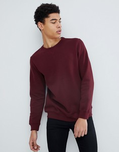 Бордовый свитшот Pull&amp;Bear - Красный Pull&Bear