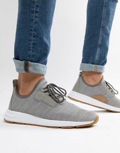 Серые трикотажные кроссовки Pull&amp;Bear - Серый Pull&Bear