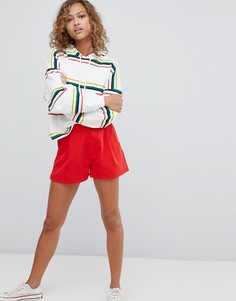 Красные строгие шорты Pull&amp;Bear - Красный Pull&Bear