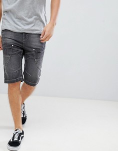 Черные джинсовые шорты Crosshatch - Черный