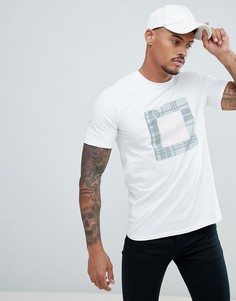 Белая футболка с принтом River Island - Белый