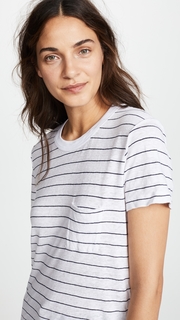 Stateside Striped Pocket Tee