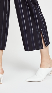 Yigal Azrouel Pinstripe Wide Leg Pants