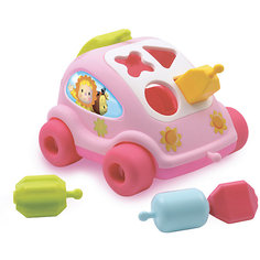 Развивающий автомобиль с фигурками Smoby, розовый