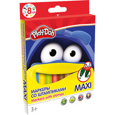 Фломастеры Darpeje "Play-Doh" "Maxi", 8 цветов