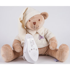 Умная игрушка для новорожденного Медведь DrЁma BabyDou со звуковым эффектом, бежевый