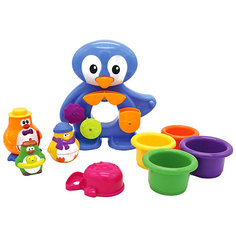 Игровой набор для купания Xing Long Da Toys "Пингвины на отдыхе"