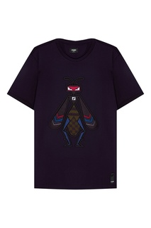 Футболка с рельефным рисунком Fendi