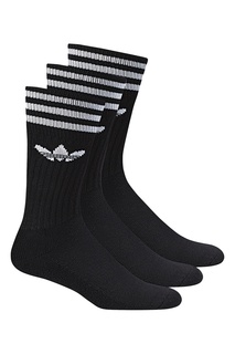 Черные носки с контрастной отделкой Adidas