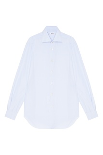Рубашка в голубую полоску Kiton