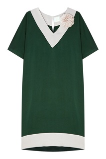 Зеленое платье с цветком The Dress