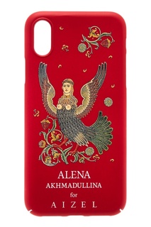 Красный чехол для iPhone X by Alena Akhmadullina Russian Essentials