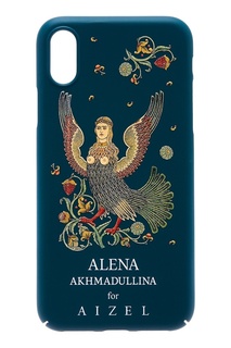 Зеленый чехол для iPhone X by Alena Akhmadullina Russian Essentials