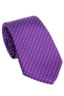 Фиолетовый галстук в горошек Canali