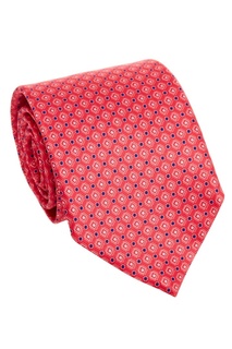 Розовый галстук с узором Canali