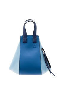 Кожаная сумка с декоративной молнией Hammock Loewe