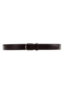 Коричневый кожаный ремень Canali