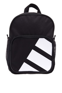 Черный рюкзак с контрастным принтом Adidas