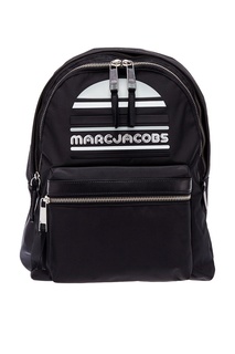 Черный рюкзак с большим логотипом Marc Jacobs