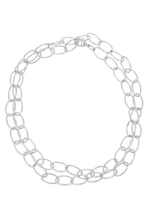 Крупная серебристая цепочка Freywille