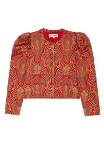Хлопковый жакет с орнаментом (80е гг) Guy Laroche Vintage