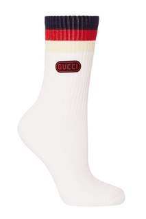Белые носки из хлопка Gucci