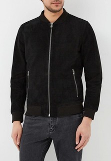 Куртка кожаная Jack & Jones