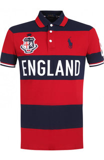 Хлопковое поло с короткими рукавами Polo Ralph Lauren