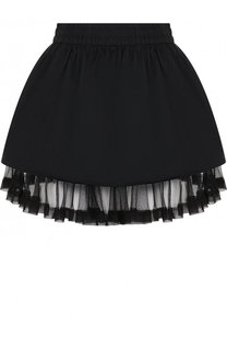 Однотонная мини-юбка А-силуэта REDVALENTINO