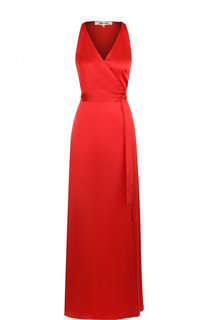 Платье-макси с запахом и поясом Diane Von Furstenberg