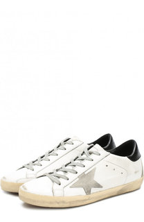 Кожаные кеды SuperStar с аппликацией Golden Goose Deluxe Brand