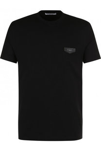 Хлопковая футболка с круглым вырезом Givenchy