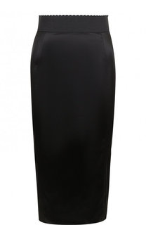 Однотонная юбка-карандаш с эластичным поясом Dolce & Gabbana
