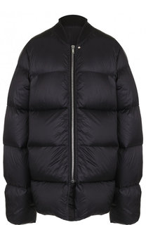 Однотонный стеганый пуховик на молнии Rick Owens