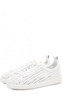 Плетеные кожаные кеды Starter Golden Goose Deluxe Brand