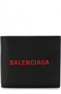 Кожаное портмоне с логотипом бренда Balenciaga