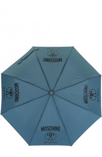 Складной зонт с принтом Moschino