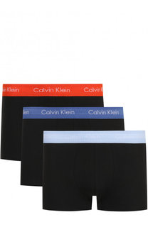 Комплект из трех хлопковых боксеров с широкой резинкой Calvin Klein Underwear