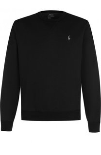 Хлопковый свитшот с логотипом бренда Polo Ralph Lauren